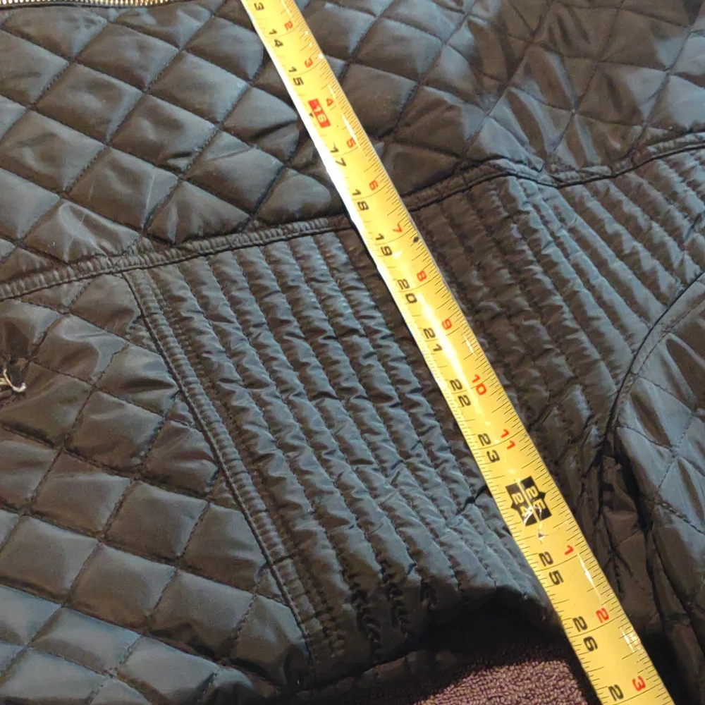 NEW Calvin Klein Women's Hooded Chevron Quilted Packable Down Jacket 3X - Picture 7 of 9